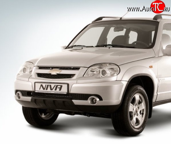 9 999 р. Передний бампер (рестайлинг) Бертоне Chevrolet Niva 2123 рестайлинг (2009-2020) (Окрашенный (комплектация Люкс))  с доставкой в г. Кемерово