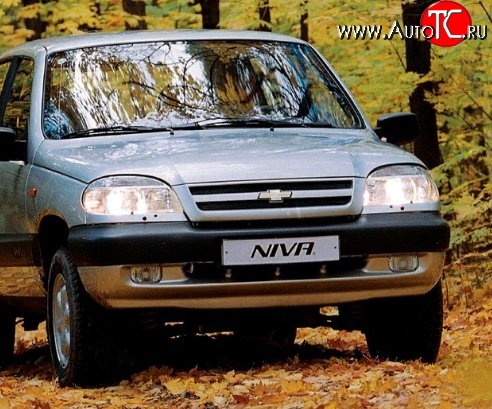 3 289 р. Передний бампер Стандартный Chevrolet Niva 2123 дорестайлинг (2002-2008) (Окрашенный)  с доставкой в г. Кемерово