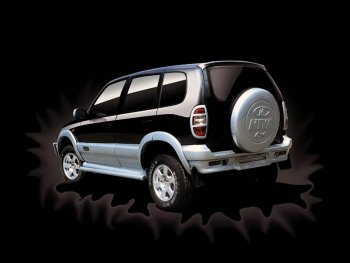 Спойлер Кураж Chevrolet Niva  2123 (2002-2020), Лада 2123 (Нива Шевроле) (2002-2021), Лада Нива Трэвел (2021-2025)