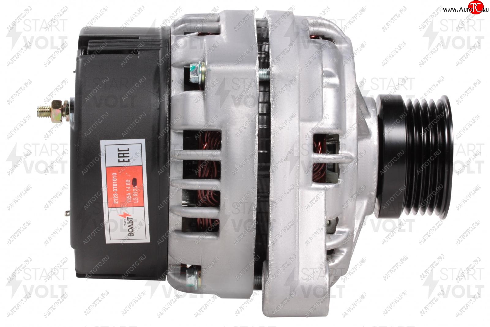 5 499 р. Генератор (135A / 14В) (1.7i) START VOLT Chevrolet Niva 2123 рестайлинг (2009-2020)  с доставкой в г. Кемерово