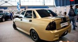 9 799 р. Задний бампер Консул  Лада Приора  2170 (2007-2014) седан дорестайлинг (Неокрашенный)  с доставкой в г. Кемерово. Увеличить фотографию 2