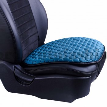 929 р. Подушка для сиденья универсальная Lord Autofashion Комфорт+ (велюр)   (Бирюзовый)  с доставкой в г. Кемерово. Увеличить фотографию 2