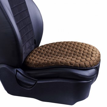 929 р. Подушка для сиденья универсальная Lord Autofashion Комфорт+ (велюр)   (Коричневый)  с доставкой в г. Кемерово. Увеличить фотографию 2