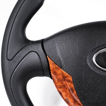 3 389 р. Рулевое колесо Turbo (Ø360 мм)  Лада Приора ( 2170,  2171,  2172,  21728) (2007-2018) седан дорестайлинг, универсал дорестайлинг , хэтчбек дорестайлинг, купе дорестайлинг, купе рестайлинг, седан рестайлинг, универсал рестайлинг, хэтчбек рестайлин (Дерево)  с доставкой в г. Кемерово. Увеличить фотографию 5