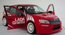 100 899 р. Комплект аэродинамических обвесов WTCC Лада Гранта Спорт 2191 лифтбэк рестайлинг (2023-2025) (Без сплиттера переднего бампера)  с доставкой в г. Кемерово. Увеличить фотографию 4