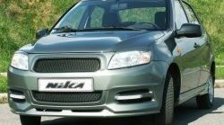 5 199 р. Передний бампер Nika-Sport  Лада Гранта ( 2190,  2191) (2011-2017) седан дорестайлинг, лифтбэк дорестайлинг  (Неокрашенный)  с доставкой в г. Кемерово. Увеличить фотографию 3
