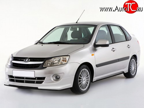 2 749 р. Пороги накладки Sport-Style  Лада Гранта  2190 - Калина Спорт  2192 (Неокрашенные)  с доставкой в г. Кемерово