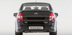 2 859 р. Лип-спойлер Granta Sport Лада Гранта 2190 седан дорестайлинг (2011-2017) (Неокрашенный)  с доставкой в г. Кемерово. Увеличить фотографию 4