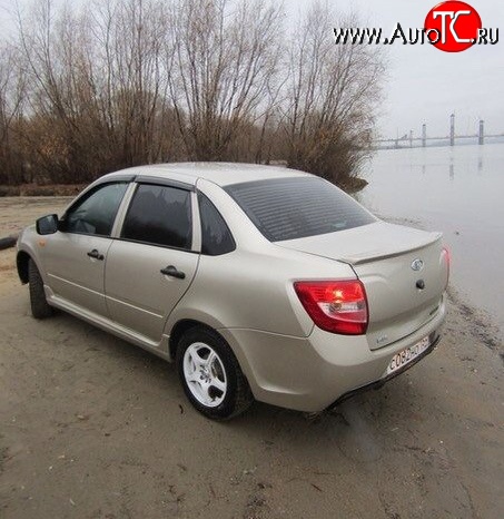 1 199 р. Лип спойлер GT  Лада Гранта  2190 - Гранта Спорт ( 2191,  2190) (Неокрашенный)  с доставкой в г. Кемерово