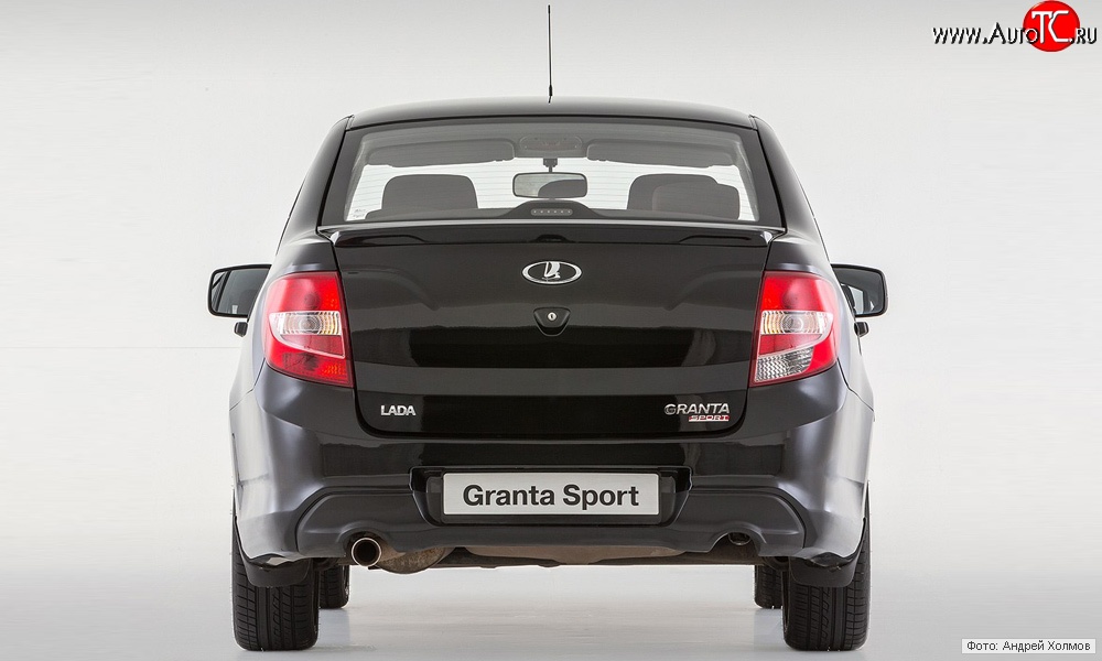 10 349 р. Задний бампер Granta Sport  Лада Гранта  2190 (2011-2017) седан дорестайлинг (Неокрашенный)  с доставкой в г. Кемерово