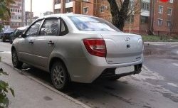 9 749 р. Задний бампер RAZOR  Лада Гранта  2190 (2011-2017) седан дорестайлинг (Без вставок, Неокрашенный)  с доставкой в г. Кемерово. Увеличить фотографию 24