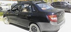 3 899 р. Пороги накладки Кураж v2  Лада Гранта  2190 - Калина Спорт ( 1119,  2192) (Неокрашенные)  с доставкой в г. Кемерово. Увеличить фотографию 2