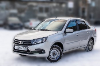 4 099 р. Защитные накладки на арки ArtForm Лада Гранта FL 2194 универсал (2018-2025) (Поверхность: шагрень)  с доставкой в г. Кемерово. Увеличить фотографию 2