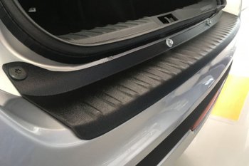 499 р. Защитная накладка заднего бампера Тюн-Авто  Лада Гранта FL  2191 (2018-2025) лифтбэк рестайлинг  с доставкой в г. Кемерово. Увеличить фотографию 2