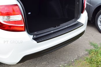 1 199 р. Накладка защитная на задний бампер Petroil Tuning  Лада Гранта FL  2190 (2018-2025) седан рестайлинг (Текстурная поверхность)  с доставкой в г. Кемерово. Увеличить фотографию 5