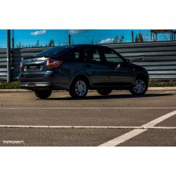 3 699 р. Диффузор заднего бампера TopKontur Design Лада Гранта 2191 лифтбэк дорестайлинг  (2013-2017) (Неокрашенная)  с доставкой в г. Кемерово. Увеличить фотографию 8
