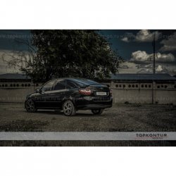 2 999 р. Спойлер GL1 Лада Гранта FL 2191 лифтбэк рестайлинг (2018-2025) (Неокрашенный)  с доставкой в г. Кемерово. Увеличить фотографию 2