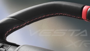 14 659 р. Анатомическое рулевое колесо SPORT Лада XRAY (2016-2022) (Без подогрева, На базе руля клиента)  с доставкой в г. Кемерово. Увеличить фотографию 2