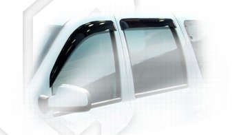 Комплект дефлекторов окон CA-Plastic Лада Ларгус дорестайлинг R90 (2012-2021) (Classic полупрозрачный)