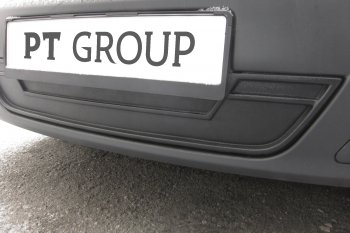 959 р. Зимняя заглушка решетки переднего бампера Petroil Tuning  Лада Ларгус (2012-2021) дорестайлинг R90 (Тисненый пластик (шагрень))  с доставкой в г. Кемерово. Увеличить фотографию 4