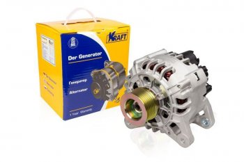 Генератор (100A) (1.6 8v) KRAFT Renault Logan 1 рестайлинг (2010-2016)