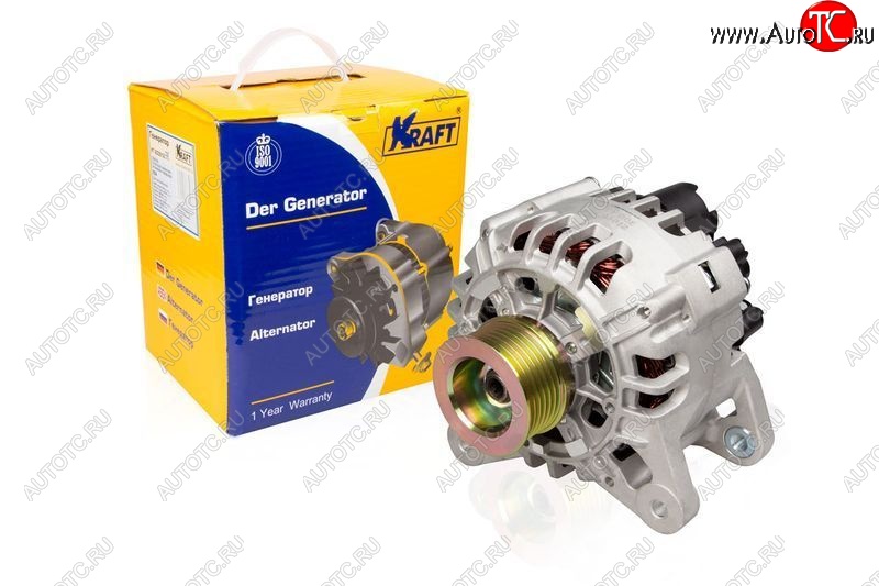 8 999 р. Генератор (100A) (1.6 8v) KRAFT Renault Logan 1 рестайлинг (2010-2016)  с доставкой в г. Кемерово