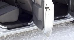 899 р. Накладки на порожки автомобиля (фургон) RA Лада Ларгус рестайлинг R90 (2021-2025)  с доставкой в г. Кемерово. Увеличить фотографию 4