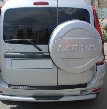 949 р. Чехол запасного колеса SVS (R15) Лада Ларгус дорестайлинг R90 (2012-2021) (Неокрашенный)  с доставкой в г. Кемерово. Увеличить фотографию 2
