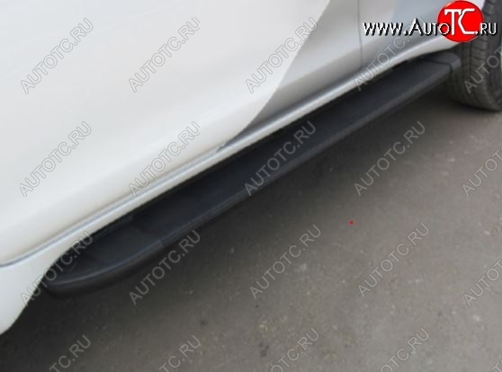 11 969 р. Порожки для ног Arbori Optima Black Лада Ларгус рестайлинг R90 (2021-2025)  с доставкой в г. Кемерово