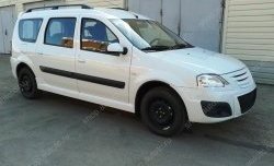 4 099 р. Пороги накладки Sport Лада Ларгус рестайлинг R90 (2021-2025) (Неокрашенные)  с доставкой в г. Кемерово. Увеличить фотографию 10