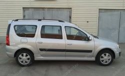 4 099 р. Пороги накладки Sport Лада Ларгус рестайлинг R90 (2021-2025) (Неокрашенные)  с доставкой в г. Кемерово. Увеличить фотографию 2