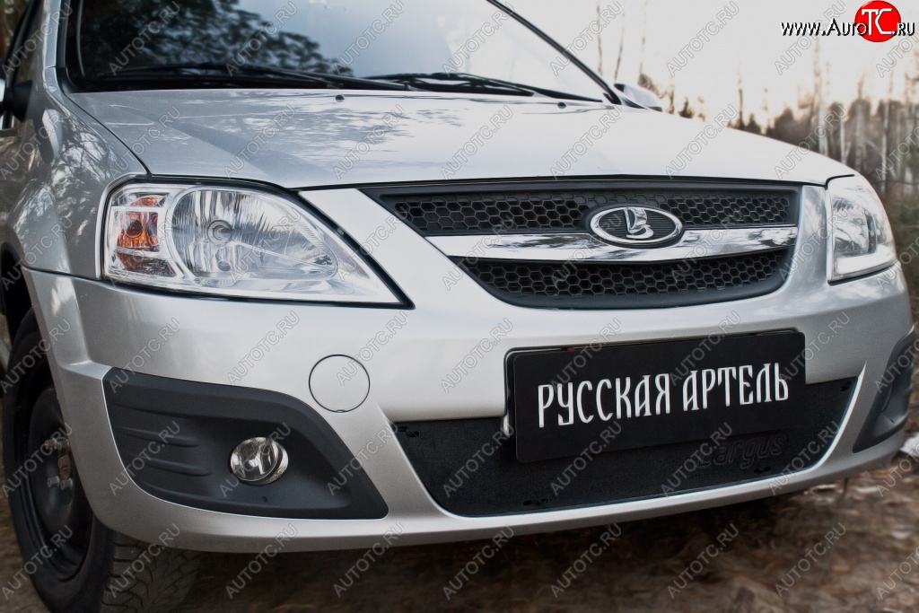 979 р. Зимняя заглушка переднего бампера RA Лада Ларгус дорестайлинг R90 (2012-2021)  с доставкой в г. Кемерово