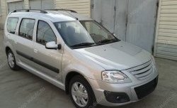 1 399 р. Решётка радиатора верхняя Sport Лада Ларгус дорестайлинг R90 (2012-2021) (Неокрашенная)  с доставкой в г. Кемерово. Увеличить фотографию 6