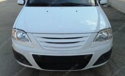 1 399 р. Решётка радиатора верхняя Sport Лада Ларгус дорестайлинг R90 (2012-2021) (Неокрашенная)  с доставкой в г. Кемерово. Увеличить фотографию 8