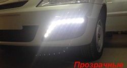 5 399 р. Вставки под ПТФ с ДХО в передний бампер Тюн-Авто Лада Ларгус дорестайлинг R90 (2012-2021) (Стандарт)  с доставкой в г. Кемерово. Увеличить фотографию 13