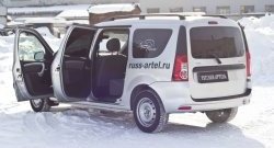 1 699 р. Накладки на порожки автомобиля RA Лада Ларгус рестайлинг R90 (2021-2025)  с доставкой в г. Кемерово. Увеличить фотографию 2