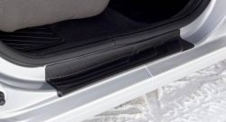 1 699 р. Накладки на порожки автомобиля RA Лада Ларгус рестайлинг R90 (2021-2025)  с доставкой в г. Кемерово. Увеличить фотографию 3