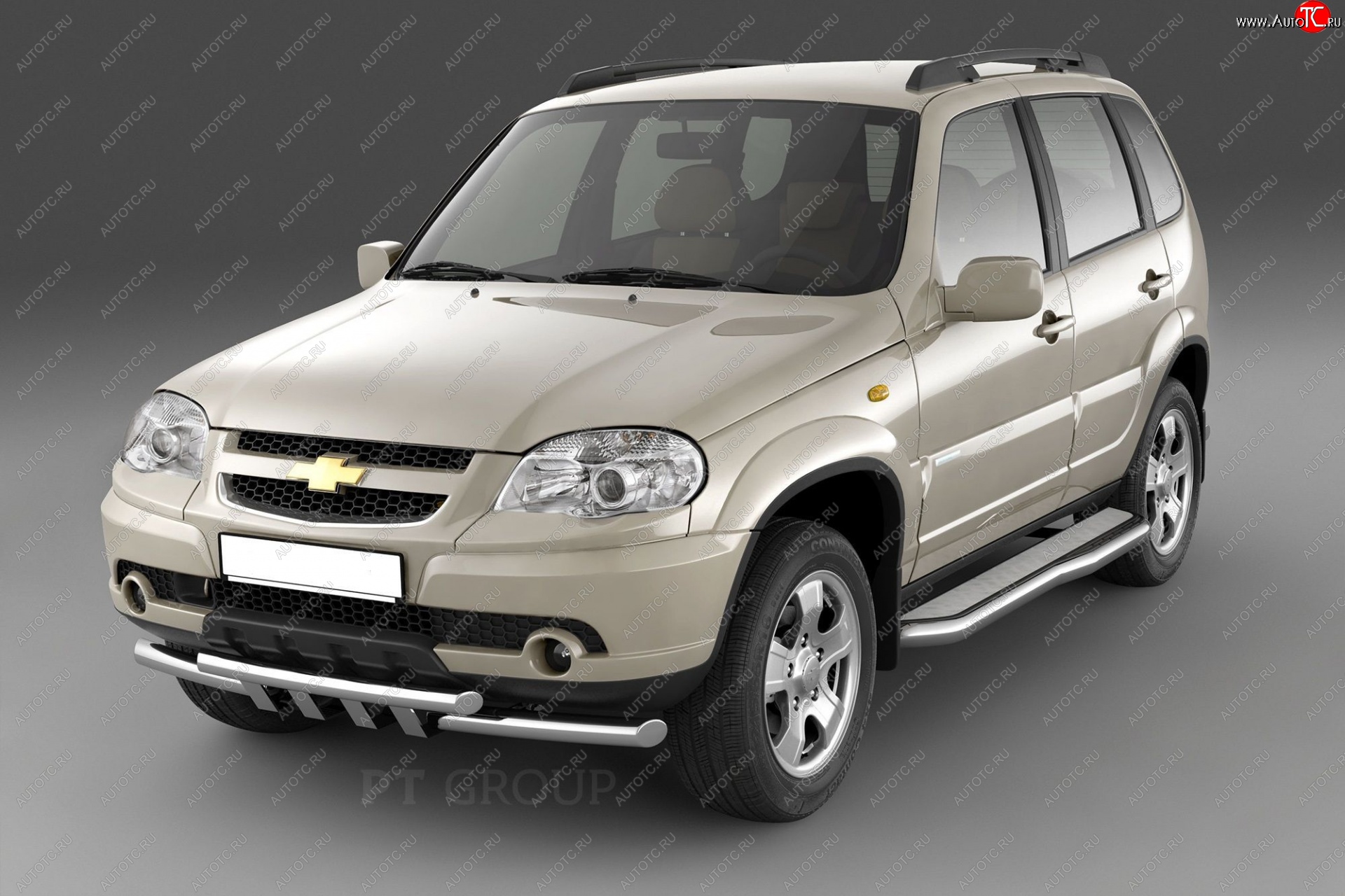 26 999 р. Порожки для ног из трубы Ø51 с алюминиевой фигурной площадкой Petroil Tuning  Chevrolet Niva  2123 (2009-2020), Лада 2123 (Нива Шевроле) (2009-2021) (Нержавеющая полированная сталь)  с доставкой в г. Кемерово