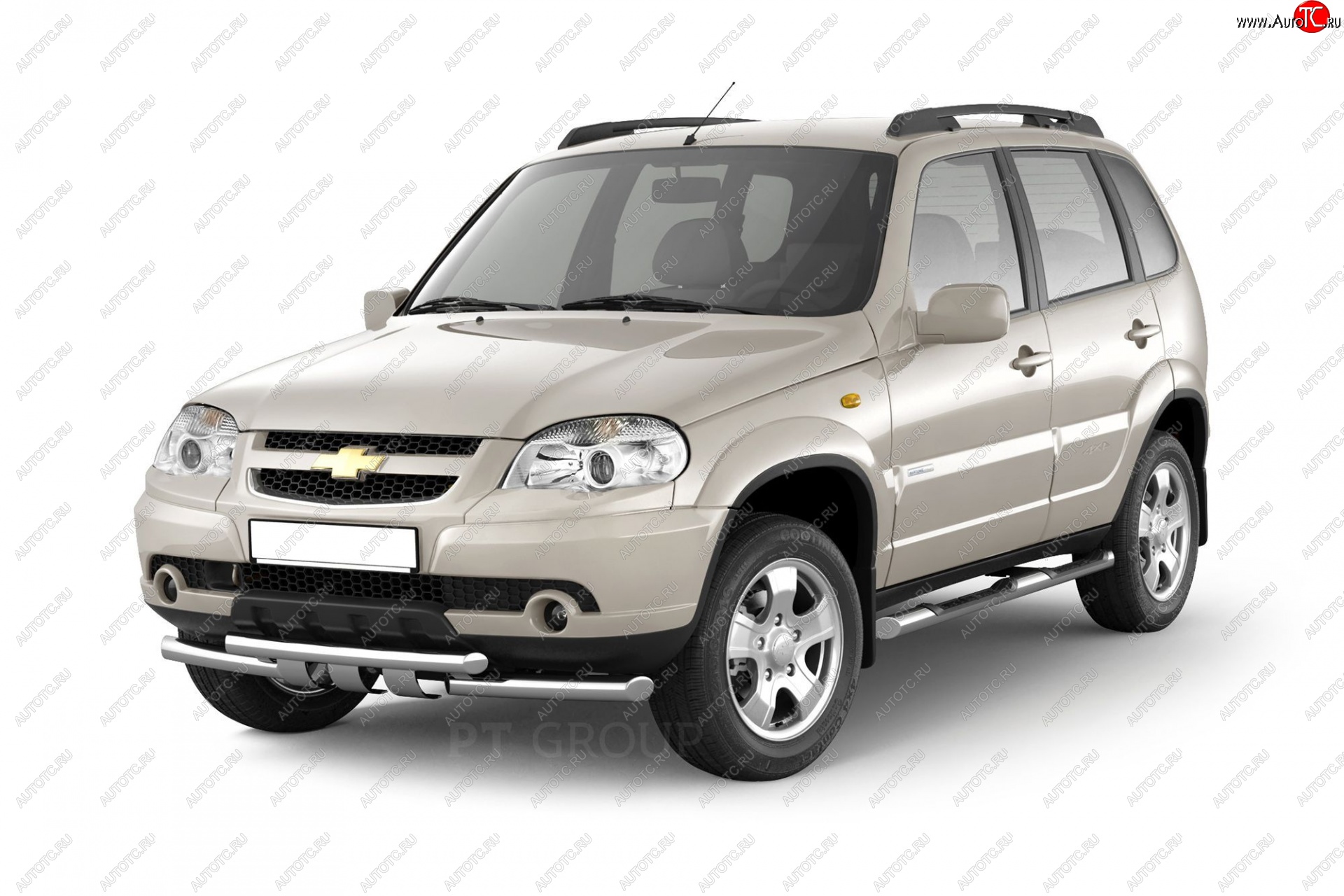 13 949 р. Защита переднего бампера двойная из труб d63/51 мм Petroil Tuning  Chevrolet Niva  2123 (2009-2020), Лада 2123 (Нива Шевроле) (2009-2021) (Нержавеющая полированная сталь)  с доставкой в г. Кемерово
