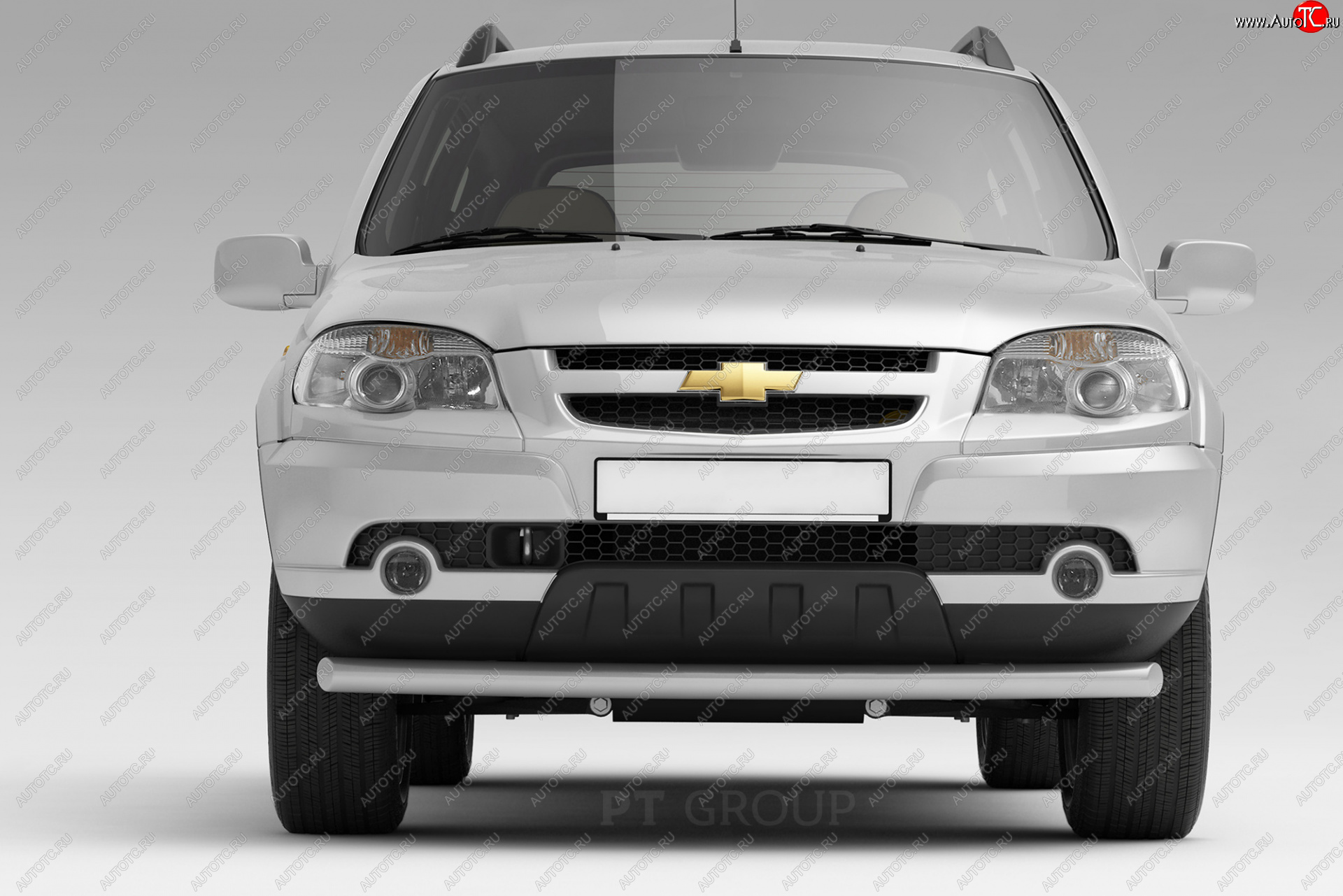 4 449 р. Защита переднего бампера Petroil Tuning (Ø63 мм)  Chevrolet Niva  2123 (2009-2020), Лада 2123 (Нива Шевроле) (2009-2021) (Сталь полимерным покрытием в цвет: серебристый❞Искра❝)  с доставкой в г. Кемерово