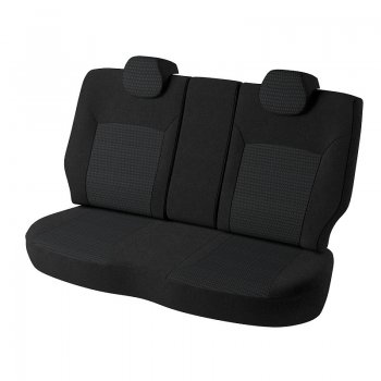 7 849 р. Чехлы для сидений Lord Autofashion Дублин (жаккард)  Chevrolet Niva  2123 (2009-2020), Лада 2123 (Нива Шевроле) (2009-2021) (Черный, вставка Чили)  с доставкой в г. Кемерово. Увеличить фотографию 2