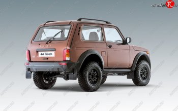 1 829 р. Накладка на колёсную арку Bronto (передняя правая)  Лада нива 4х4  2121 Бронто (2017-2025) 3 дв. 1-ый рестайлинг, 3 дв. 2-ой рестайлинг (Неокрашенная)  с доставкой в г. Кемерово. Увеличить фотографию 2