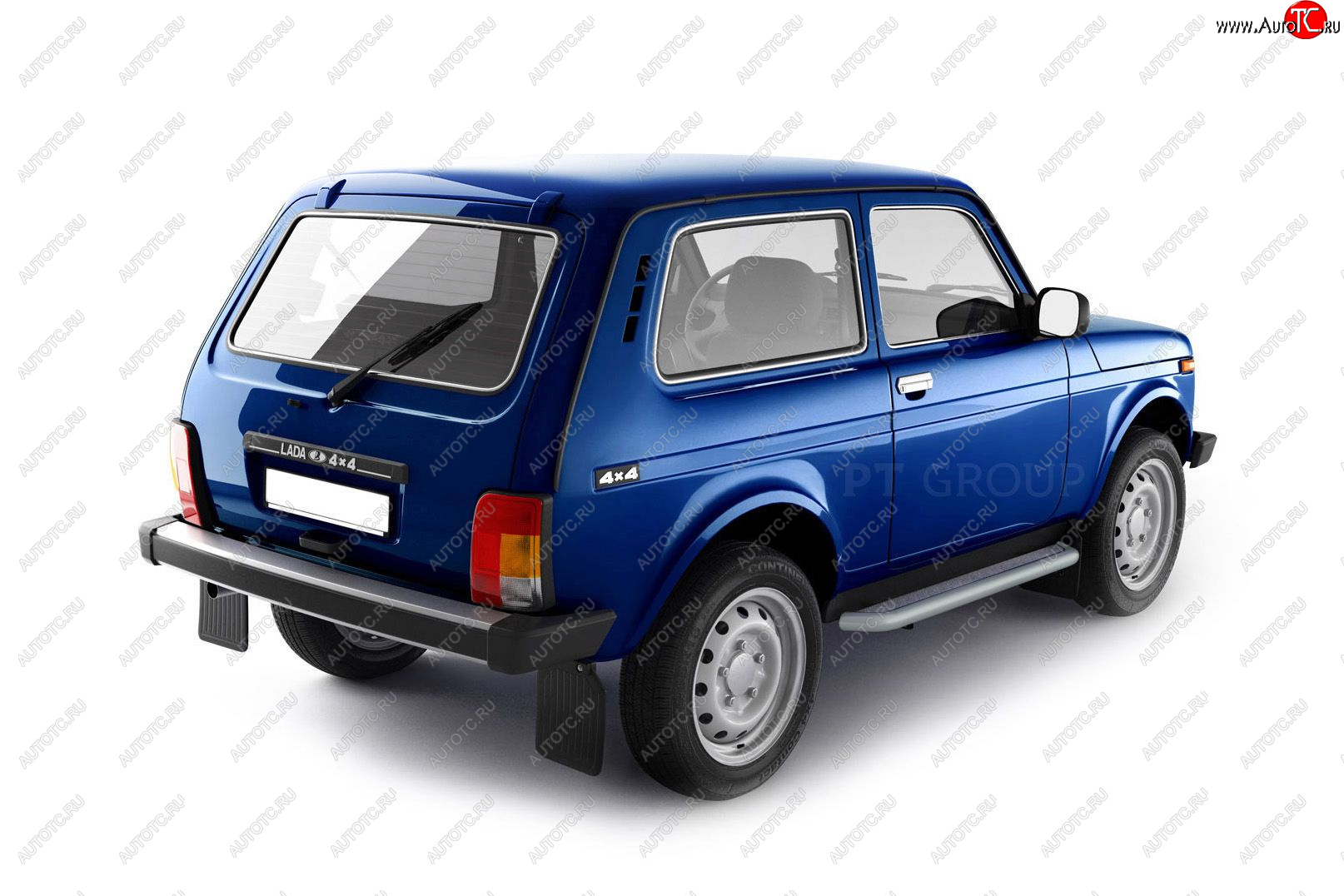 8 589 р. Порожки для ног из трубы Ø51 с алюминиевой площадкой URBAN Petroil Tuning  Лада Нива 4х4  2121 (1977-2019) 3 дв. дорестайлинг (Сталь с полимерным покрытием в цвет: серебристый ❞Искра❝)  с доставкой в г. Кемерово