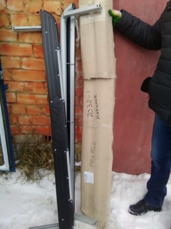 5 999 р. Порожки для ног Техно-Сфера  Лада нива 4х4  2131 (1993-2019) 5 дв. дорестайлинг  с доставкой в г. Кемерово. Увеличить фотографию 3