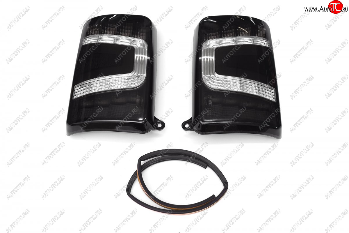 5 949 р. Светодиодные LED фонари (задние) Тюн-Авто  Лада нива 4х4  2131 (1993-2019) 5 дв. дорестайлинг (Цвет: черный)  с доставкой в г. Кемерово