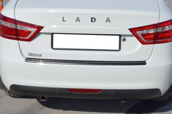 499 р. Защитная накладка заднего бампера Тюн-Авто  Лада Веста  2180 (2015-2023) седан дорестайлинг  с доставкой в г. Кемерово. Увеличить фотографию 3