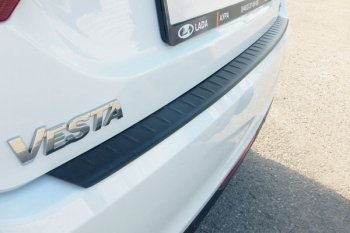 499 р. Защитная накладка заднего бампера Тюн-Авто  Лада Веста  2180 (2015-2023) седан дорестайлинг  с доставкой в г. Кемерово. Увеличить фотографию 5