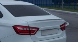 7 249 р. Лип спойлер АртФорм Лада Веста 2180 седан дорестайлинг (2015-2023) (Окрашенный)  с доставкой в г. Кемерово. Увеличить фотографию 3