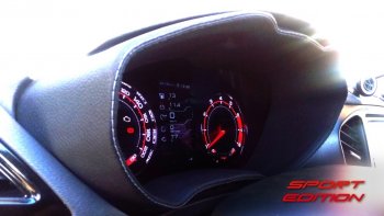 62 999 р. Приборная панель Ferrum GF 940 SPORT Edition  Лада Веста ( 2180,  SW 2181) - Веста Кросс ( 2181,  2180) (С кожаным щитком (строчка красная))  с доставкой в г. Кемерово. Увеличить фотографию 9
