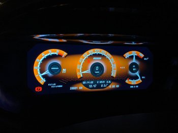 42 949 р. Электронная панель приборов Тюн-Авто “Vision” Лада Веста Кросс 2180 седан дорестайлинг (2018-2022) (Темно-серый, матовый)  с доставкой в г. Кемерово. Увеличить фотографию 5